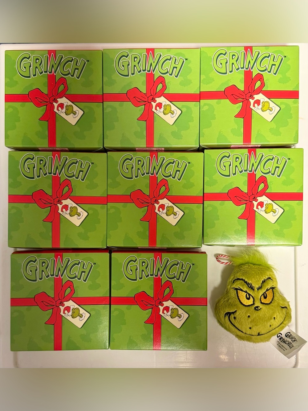 McDonald’s 2024 Grinch Ornaments - Lot of 8